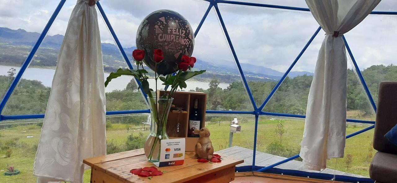 Glamping Blue Otel Guatavita Dış mekan fotoğraf