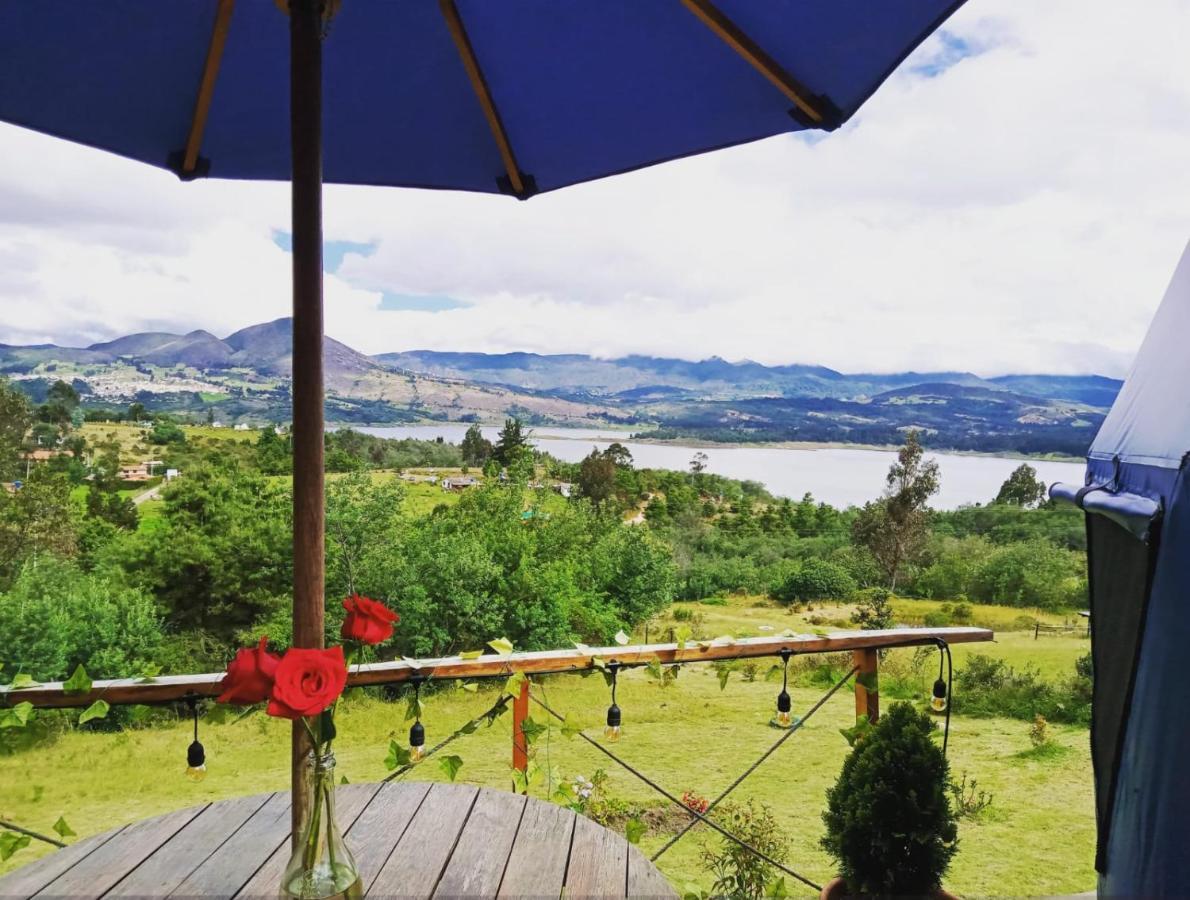 Glamping Blue Otel Guatavita Dış mekan fotoğraf