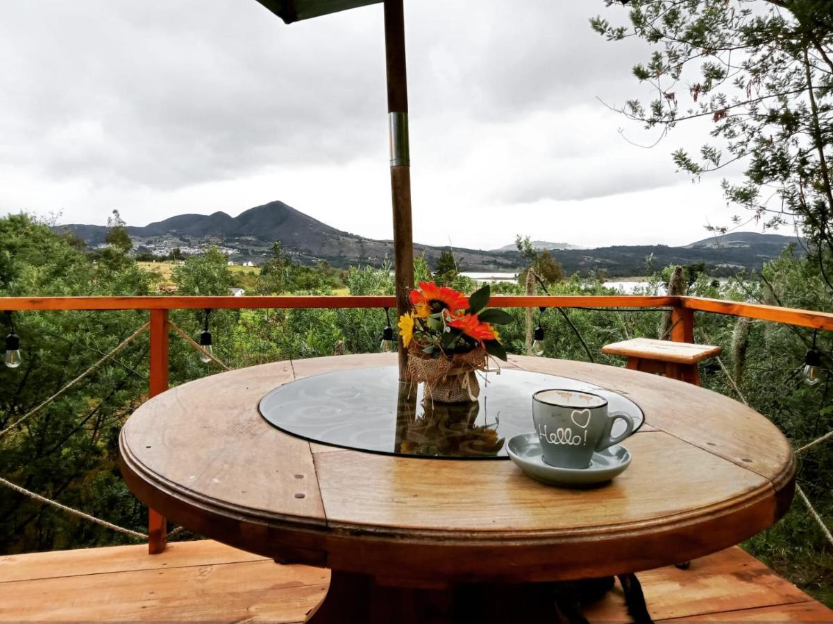 Glamping Blue Otel Guatavita Dış mekan fotoğraf
