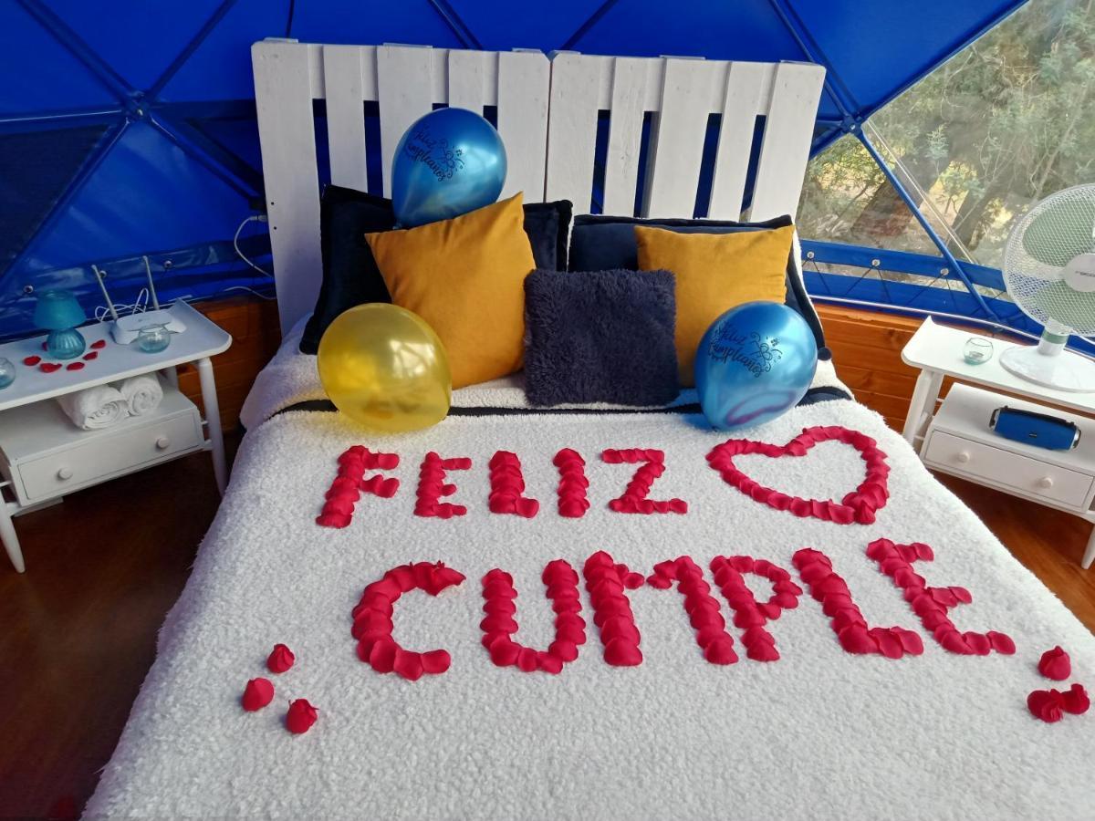 Glamping Blue Otel Guatavita Dış mekan fotoğraf
