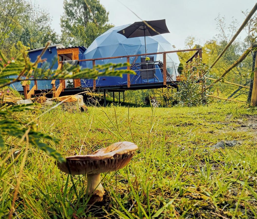 Glamping Blue Otel Guatavita Dış mekan fotoğraf